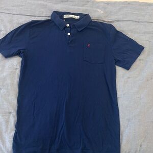 Boys size 16 Criquet navy Blue Polo Shirt